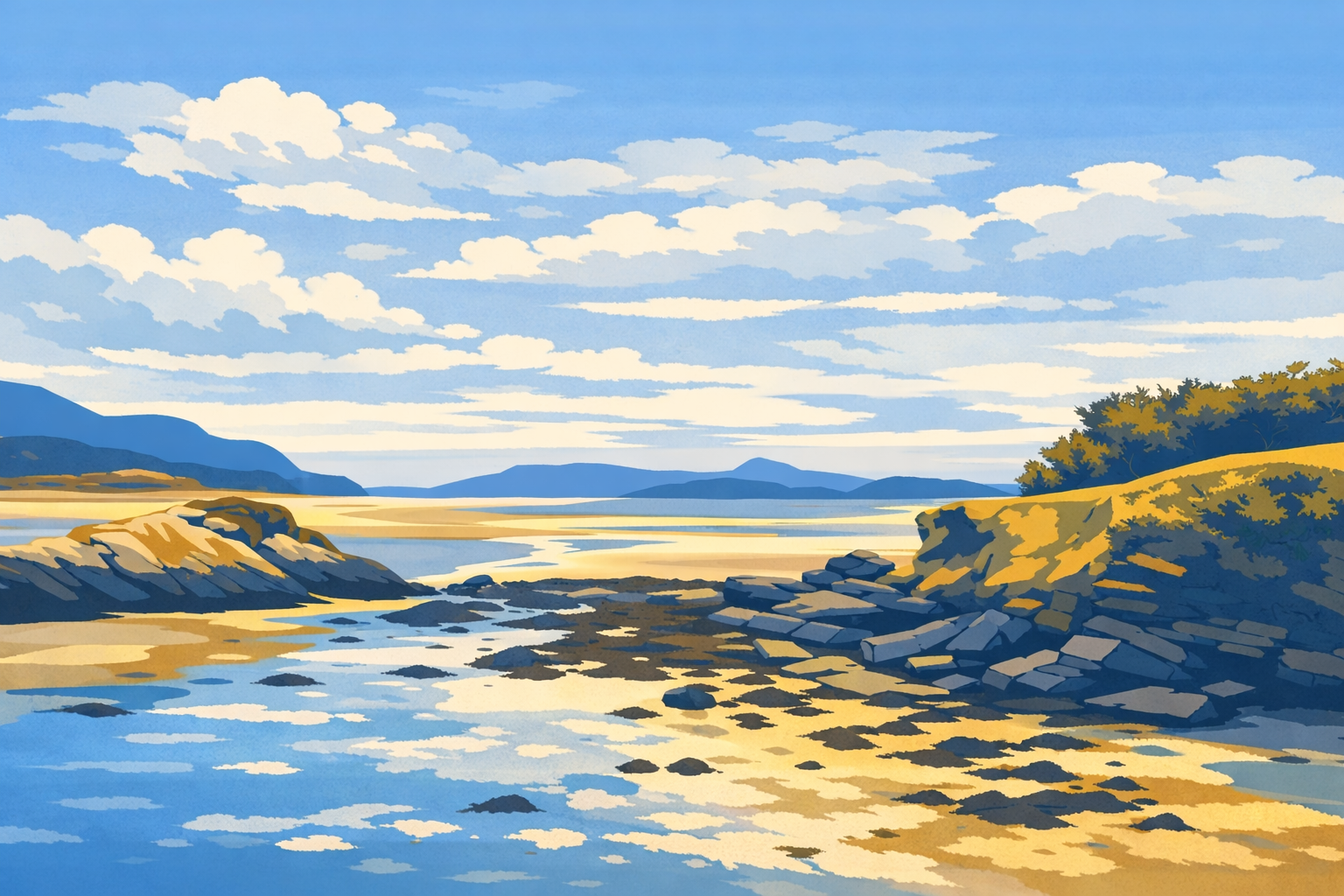 Dunfannaghy coastline