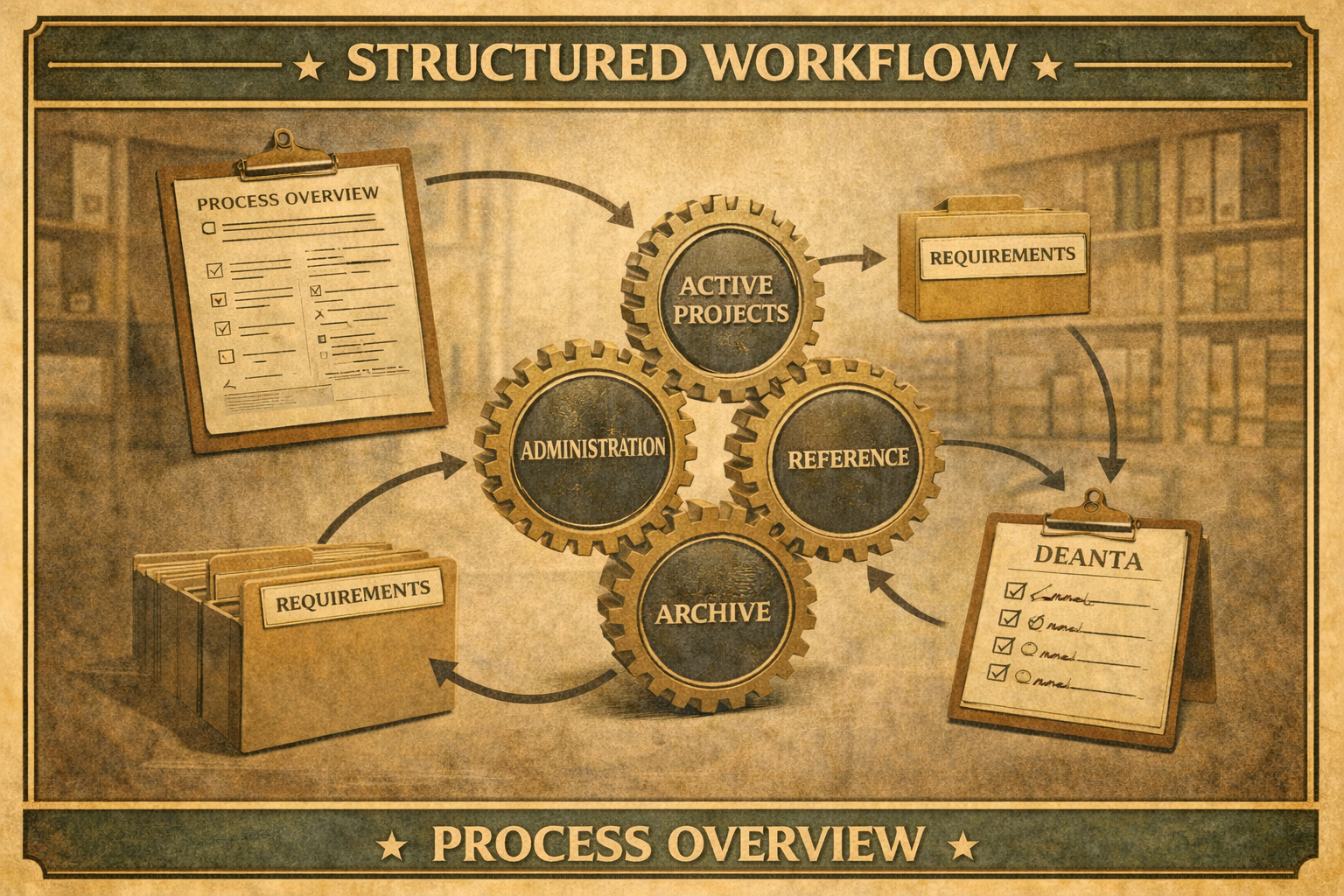 Workflow diagram - process overview