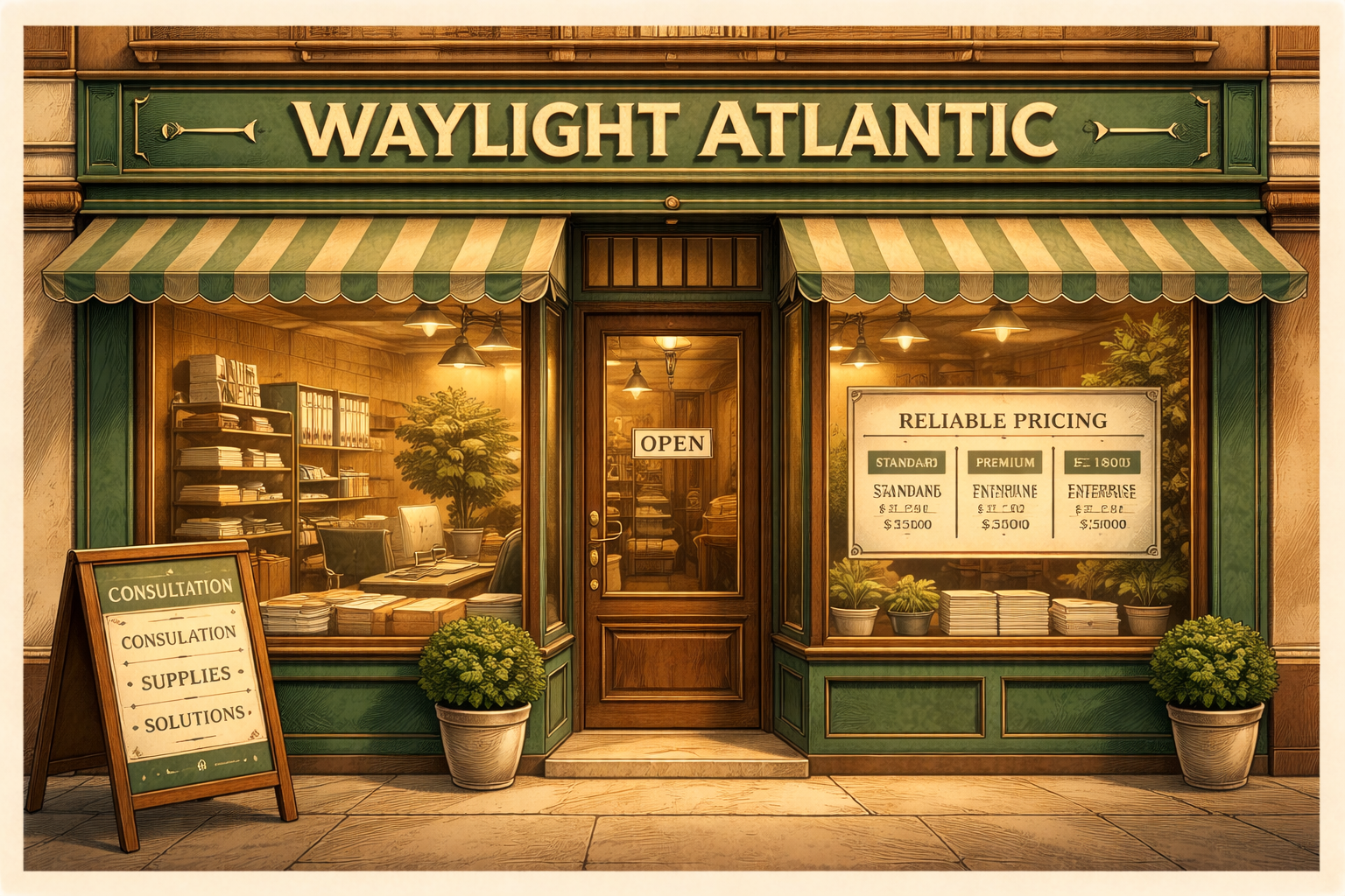 WayLight shop illustration